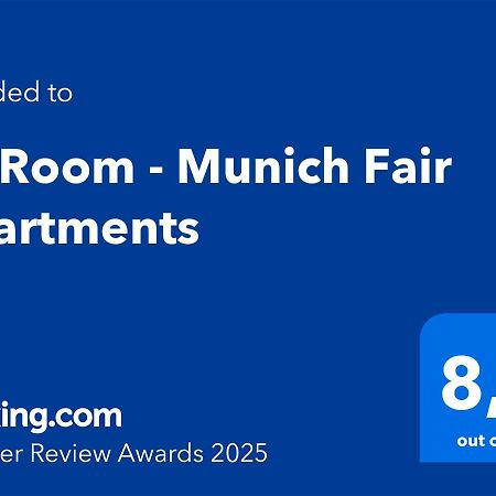 Myroom - Munich Fair Apartments Kültér fotó